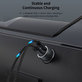 Autonabíjačka Extreme Speed USB-C + USB-A, PD 30W, QC 3.0 18W, sivá, Devia