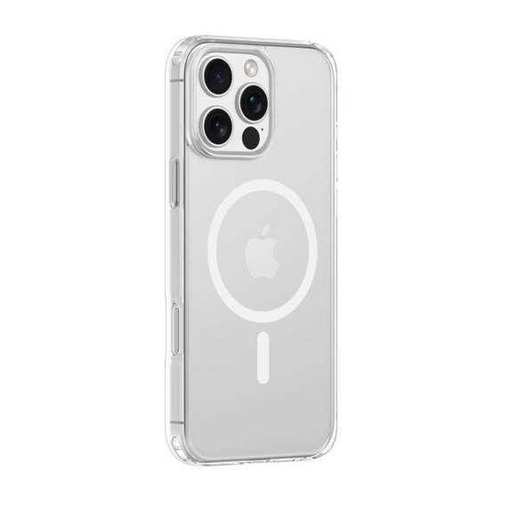 Puzdro Clear s MagSafe pre iPhone 16 Pro, transparentná, Devia