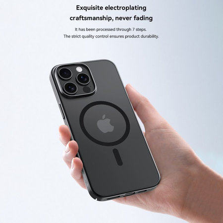 Puzdro Glimmer s MagSafe pre iPhone 16, čierna, Devia