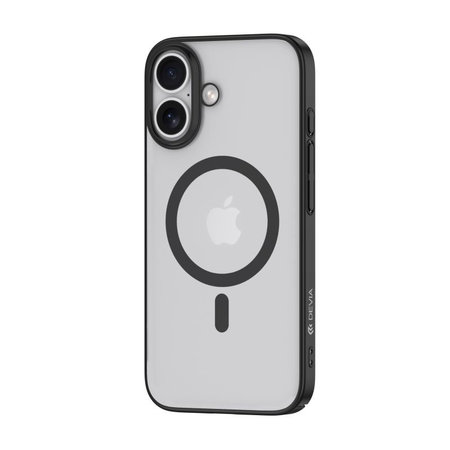 Puzdro Glimmer s MagSafe pre iPhone 16 Plus, čierna, Devia