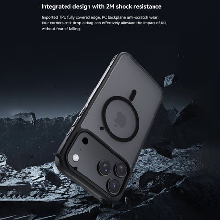 Puzdro Pino s MagSafe pre iPhone 17 Pro, čierna, Devia