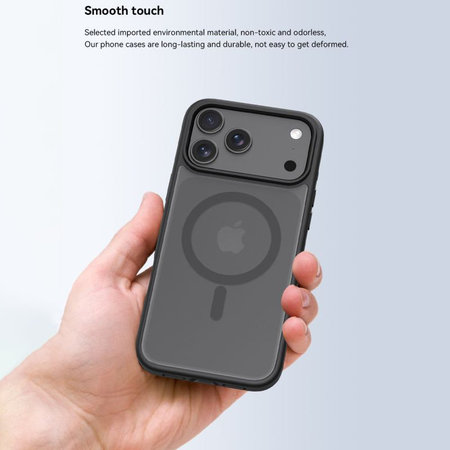 Puzdro Pino s MagSafe pre iPhone 17 Pro Max, čierna, Devia