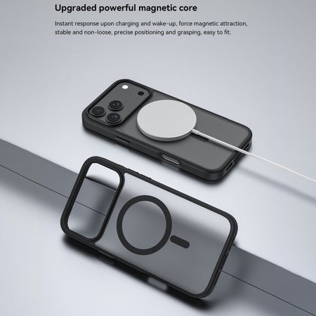 Puzdro Pino s MagSafe pre iPhone 17 Pro Max, čierna, Devia