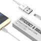 USB / USB-C kábel Smart, 2.1A, 1m, biela, Devia