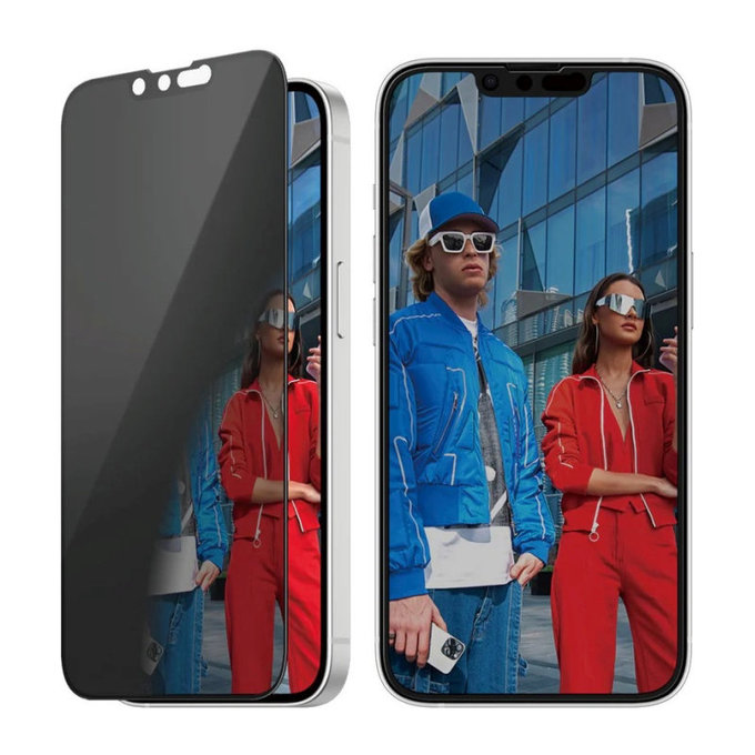 Tvrdené sklo UWF Privacy pre iPhone 17e/16e/14/13/13 Pro, Čierna, PanzerGlass