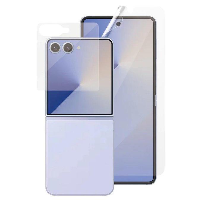 Ochranná fólia UWF a tvrdené sklo pre Samsung Galaxy Z Flip7, Číra, PanzerGlass