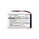Batéria pre Garmin Nüvi 1300, 1350, 1370, 1390, 1490, 1250mAh, Li-Pol, 3.7V, 361-00019-16, HQ