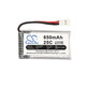 Batéria pre Hubsan X4 H107, 650mAh, Li-Pol, 3.7V, H107C-A24, HQ