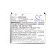 Batéria pre HP Compaq iPAQ rx3000, rx3115, rx3700, hx2110, hx2790, 1400mAh, Li-Ion, 3.7V, HSTNH-M03B-SS, HQ