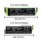 Batéria pre Moser Easy Style 1881, 2000mAh, Ni-MH, 1.2V, 1852-7531, HQ