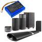 Batéria pre Philips Fidelio B5/12, Fidelio HTL9100, Fidelio HTL9300, 2500mAh, Li-Pol, 7.4V, 104050-2S, HQ