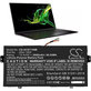 Batéria pre Acer SF713-51, 2600mAh, Li-Pol, 15.4V, SQU-1605, HQ