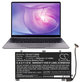 Batéria pre Huawei MateBook 13, 13 i7, 3600mAh, Li-Pol, 11.4V, HB4593J6ECW, HQ