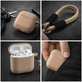 Silikónové Puzdro pre AirPods 1 a 2, Sand Beige