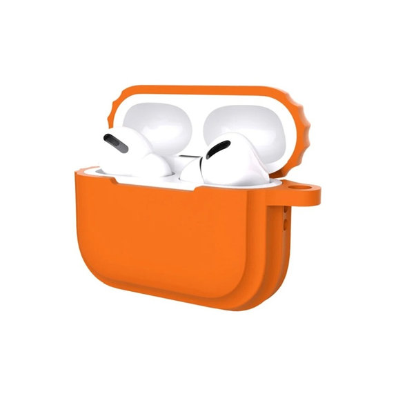 Silikónové Puzdro pre AirPods Pro, oranžové