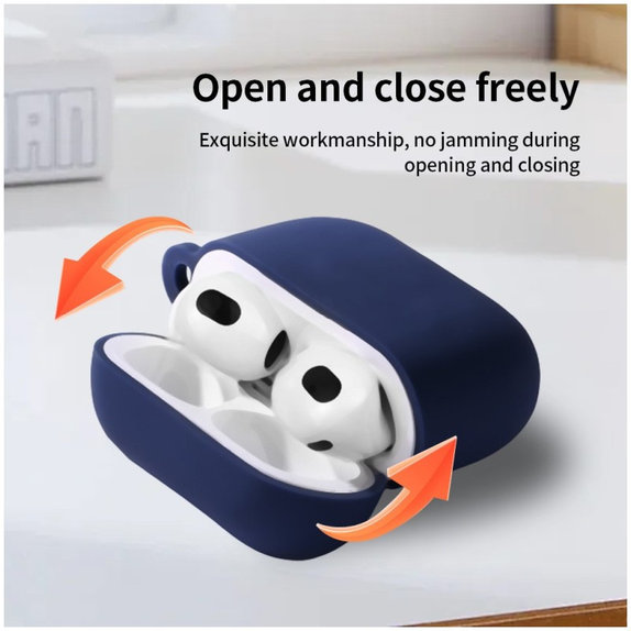 Silikónové Puzdro pre AirPods 4, oranžové