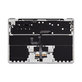 Horný rám klávesnice pre MacBook Air 13", A3113 (2024), s klávesnicou US a batériou, Silver, 661-40228, Genuine Apple