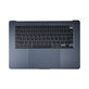 Horný rám klávesnice pre MacBook Air 15", A3114 (2024), s klávesnicou US a batériou, Midnight, 661-40269, Genuine Apple