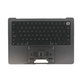 Horný rám klávesnice pre MacBook Pro 14", A3185 (2024), s klávesnicou US a batériou, Space Black, 661-50210, Genuine Apple