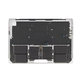Horný rám klávesnice pre MacBook Pro 14", A3185 (2024), s klávesnicou US a batériou, Silver, 661-50211, Genuine Apple
