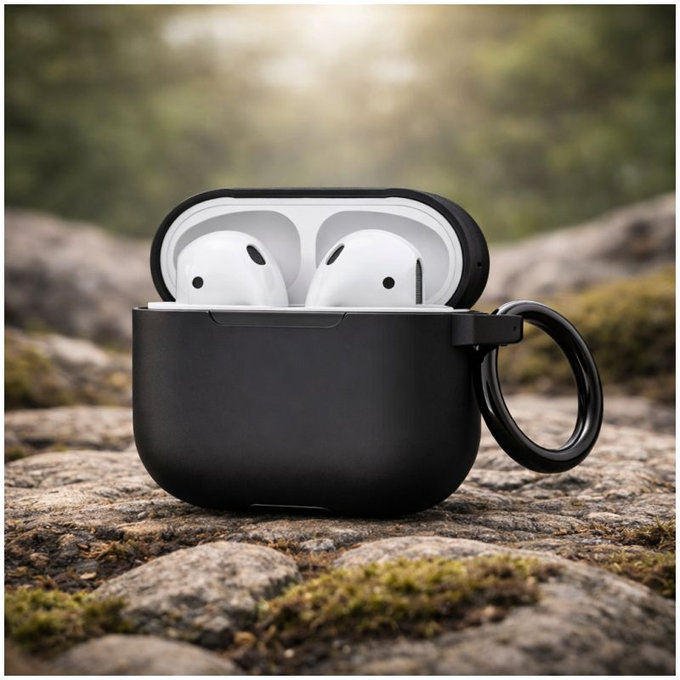 Silikónové Puzdro pre AirPods Pro 2, čierne