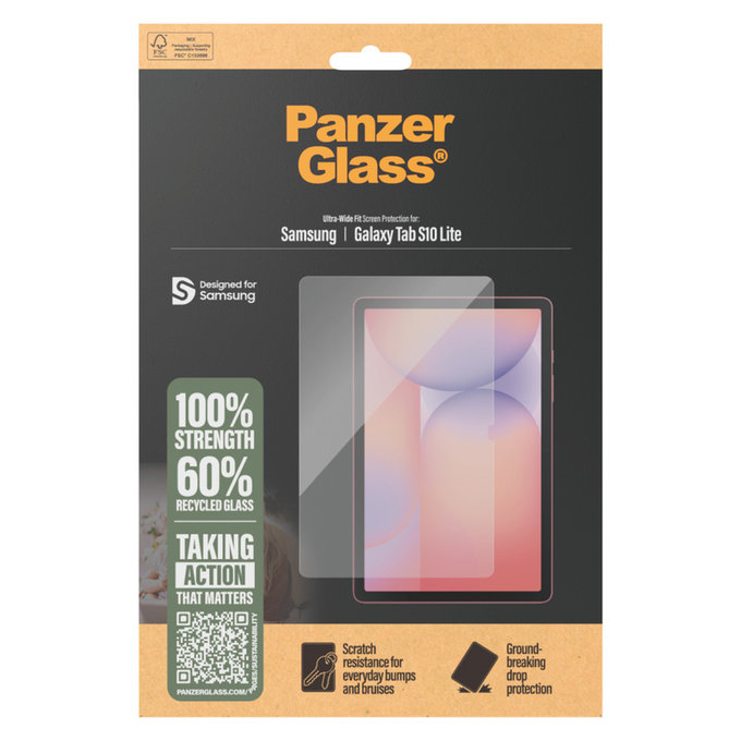 Tvrdené sklo UWF pre Samsung Galaxy Tab S10 Lite, Číra, PanzerGlass