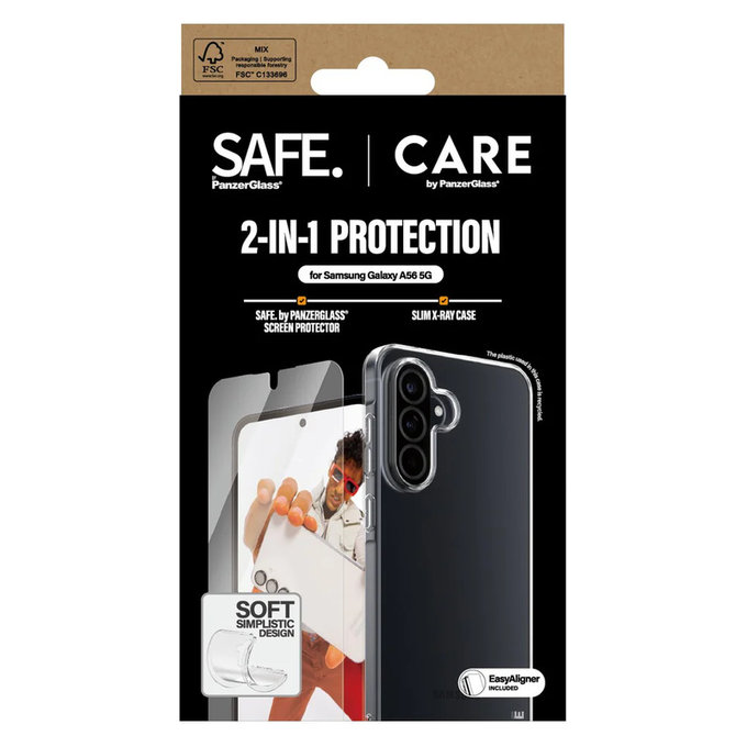 Bundle 2v1 s aplikátorom pre Samsung Galaxy A56 5G, PanzerGlass