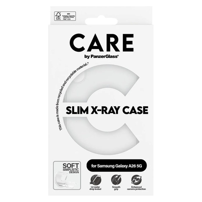 Puzdro X-Ray pre Samsung Galaxy A26 5G, Transparentná, PanzerGlass