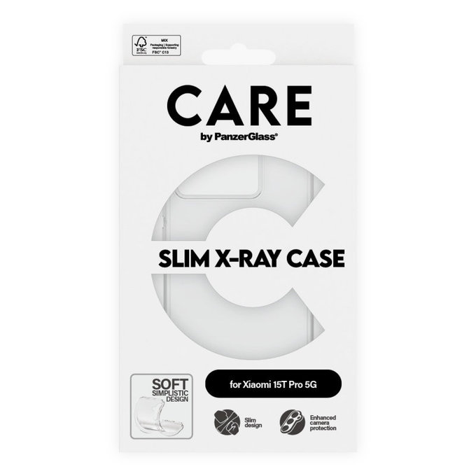 Puzdro X-Ray pre Xiaomi 15T Pro 5G, Transparentná, CARE