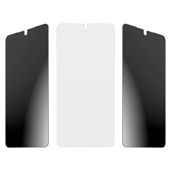 Tvrdené sklo UWF 2-Way Privacy s aplikátorom pre Samsung Galaxy S26+, Číra, PanzerGlass