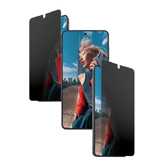 PanzerGlass - Tvrdené sklo UWF 2-Way Privacy s FASTFIT In-A-Box pre Samsung Galaxy S26+, číra
