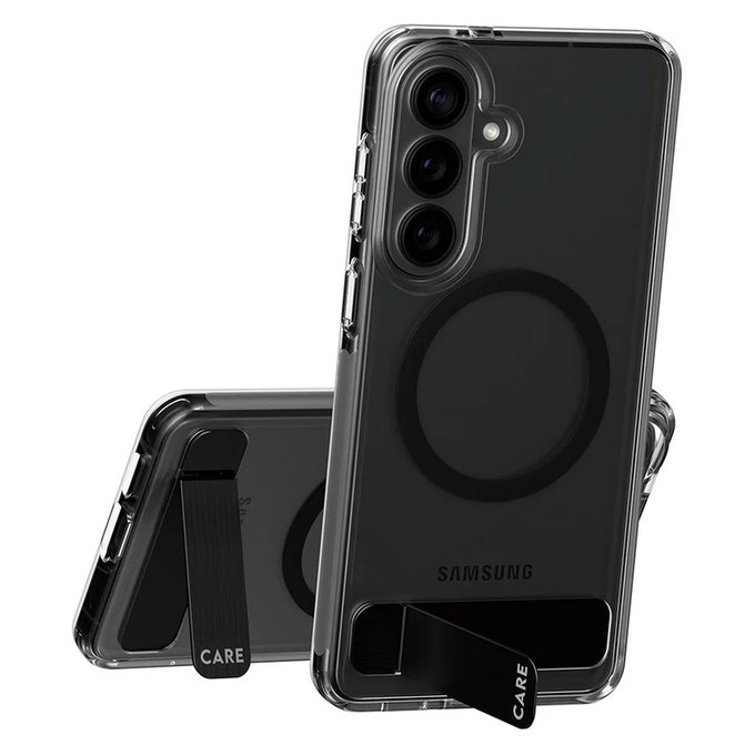 Puzdro Kickstand s čiernym QI pre Samsung Galaxy S26+, Čierna, PanzerGlass