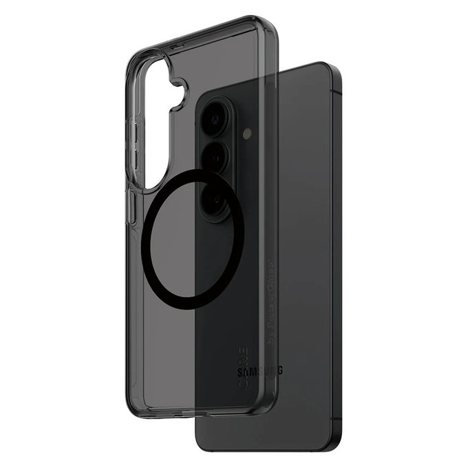 Puzdro Smokey s čiernym QI pre Samsung Galaxy S26, Čierna, PanzerGlass