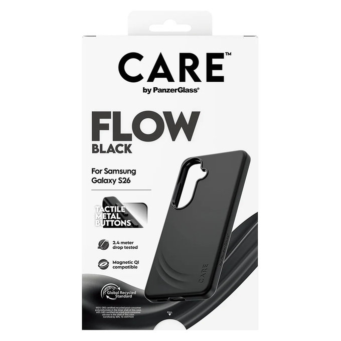 Puzdro FLOW s QI pre Samsung Galaxy S26, Čierna, PanzerGlass