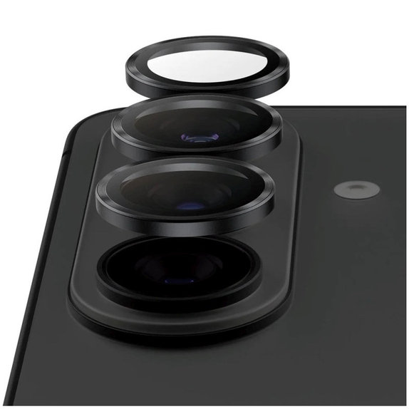 Ochranný kryt objektívu Hoops Ceramic II pre Samsung S26/S26+, Čierna, PanzerGlass