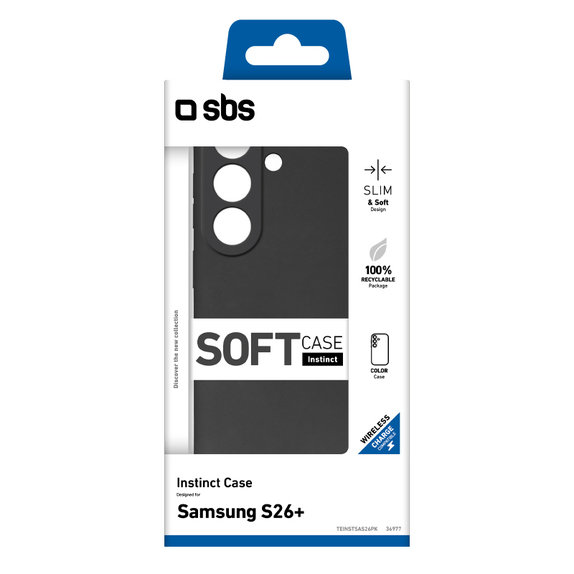 SBS - Puzdro Instinct pre Samsung Galaxy S26+, čierna