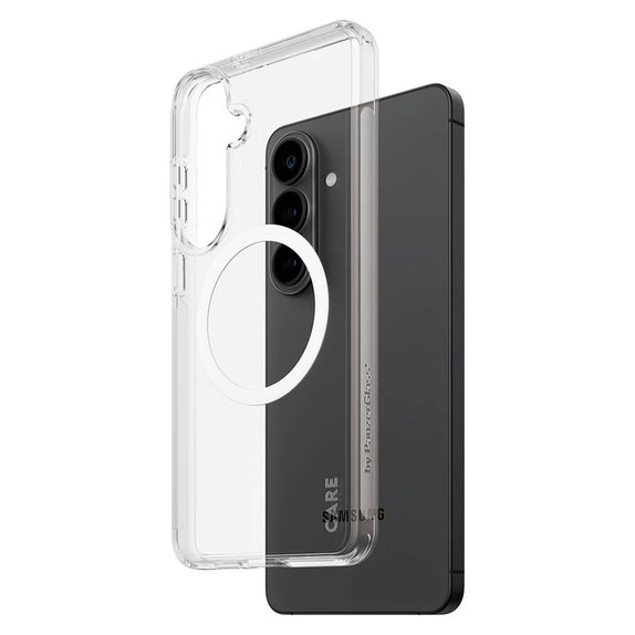 Puzdro Urban Explorer s bielym QI pre Samsung Galaxy S26+, Transparentná, PanzerGlass