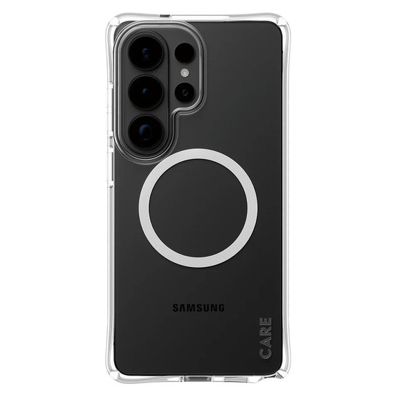 Puzdro Samba s bielym QI pre Samsung Galaxy S26 Ultra, Transparentná, PanzerGlass