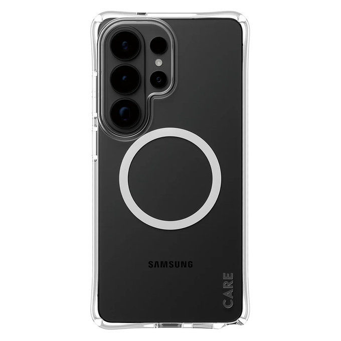 Puzdro Samba s bielym QI pre Samsung Galaxy S26 Ultra, Transparentná, PanzerGlass
