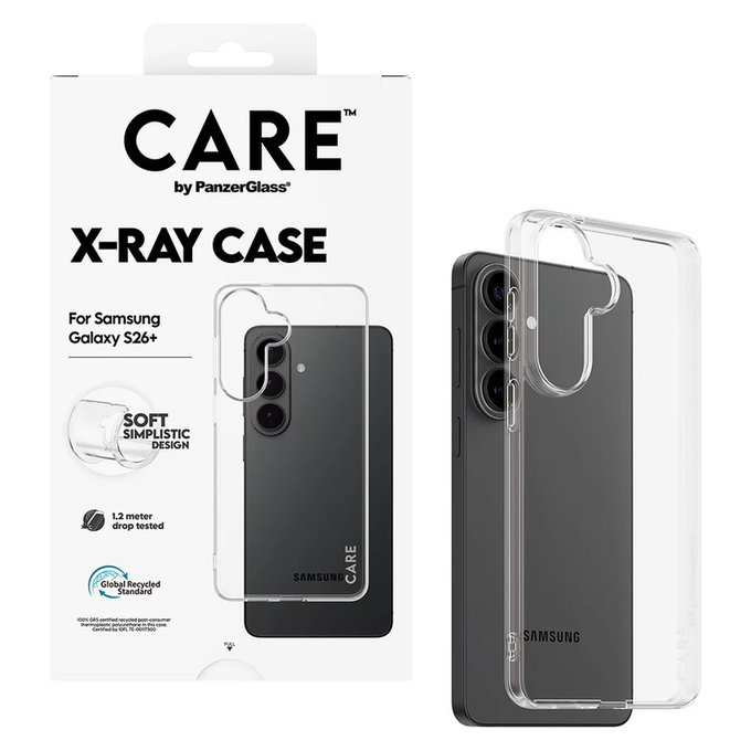 Puzdro X-Ray pre Samsung Galaxy S26+, Transparentná, PanzerGlass