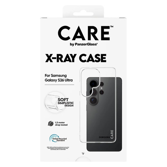 Puzdro X-Ray pre Samsung Galaxy S26 Ultra, Transparentná, PanzerGlass