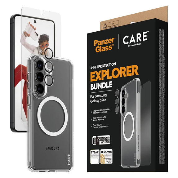 Bundle Explorer 3v1 pre Samsung Galaxy S26+, PanzerGlass
