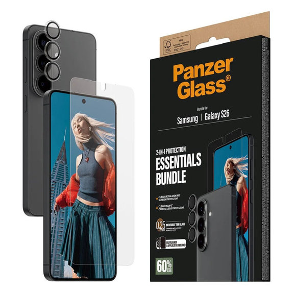 Bundle Essentials 2v1 pre Samsung S26, PanzerGlass