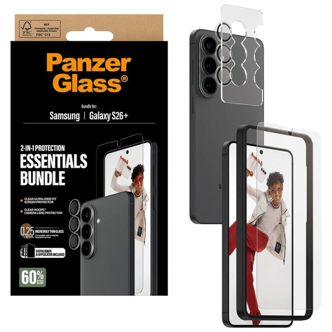 Bundle Essentials 2v1 pre Samsung S26+, PanzerGlass