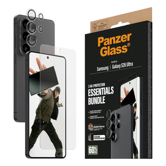 Bundle Essentials 2v1 pre Samsung S26 Ultra, PanzerGlass