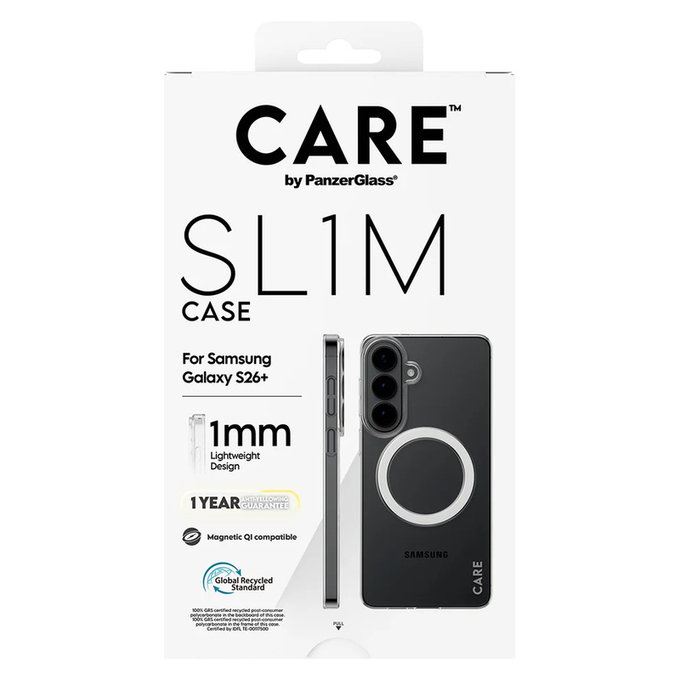 Puzdro SL1M pre Samsung Galaxy S26+, Transparentná, PanzerGlass