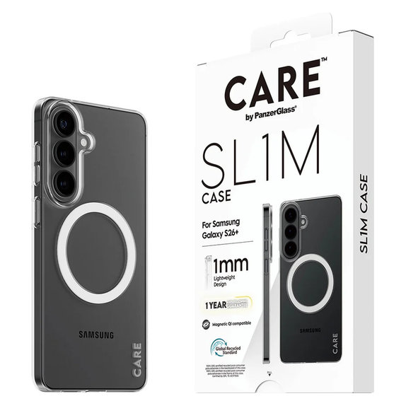 Puzdro SL1M pre Samsung Galaxy S26+, Transparentná, PanzerGlass