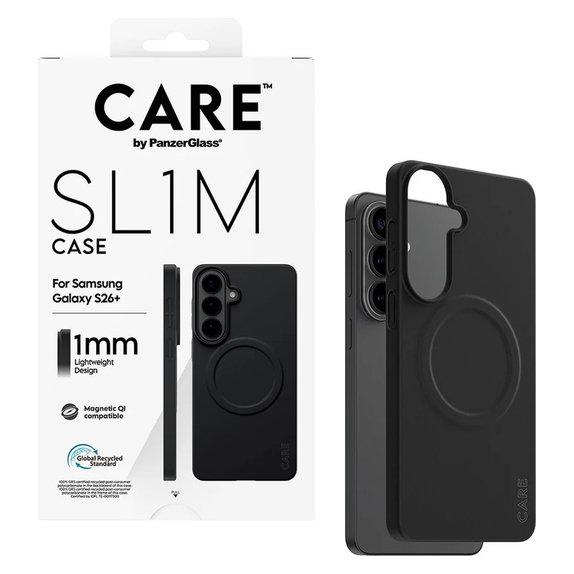Puzdro SL1M pre Samsung Galaxy S26+, Čierna, PanzerGlass