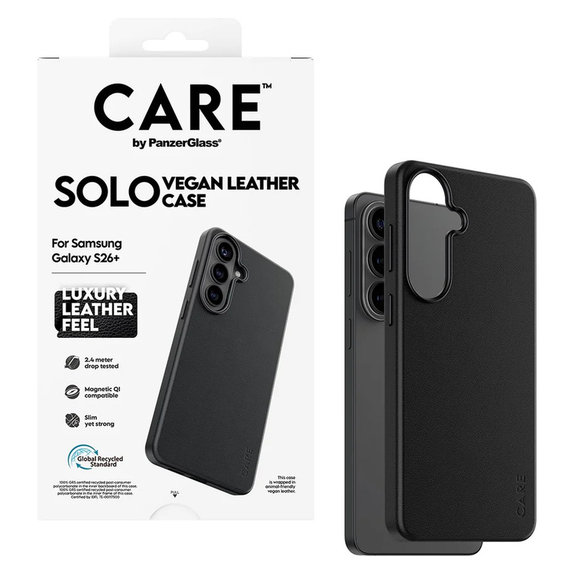 Puzdro Solo pre Samsung Galaxy S26+, Čierna, PanzerGlass