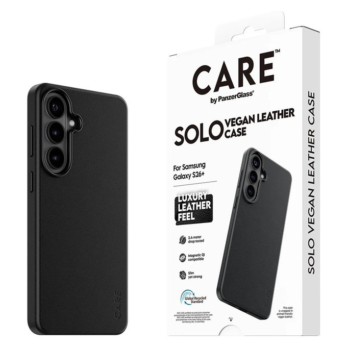 Puzdro Solo pre Samsung Galaxy S26+, Čierna, PanzerGlass
